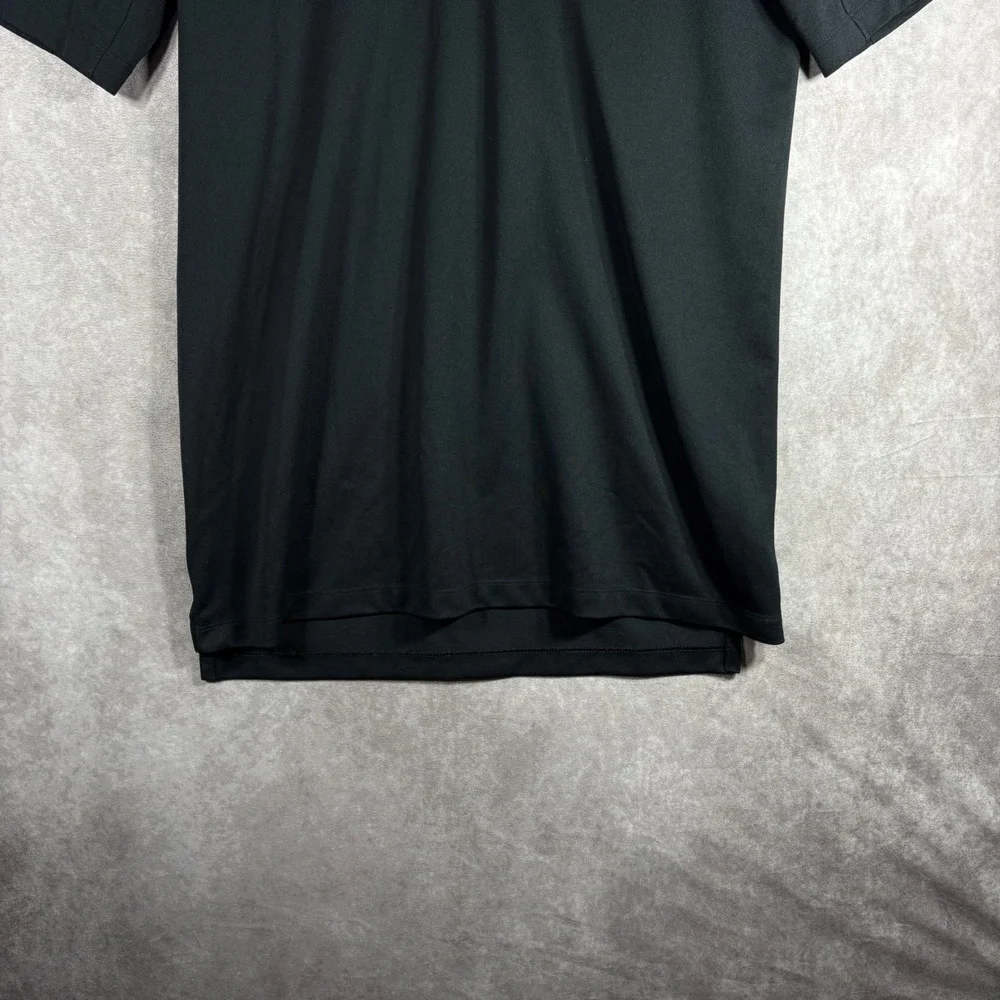 Nike Polo Shirt Mens Size LT Black Duke Blue Devils Dri-Fit Golf Sports College